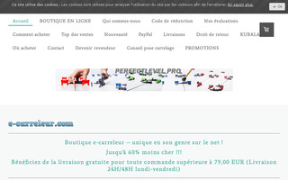 e-carreleur.com website preview