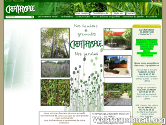 creapaysage.com website preview