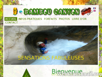 bambou-canyon.com website preview