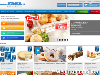 edna.fr website preview