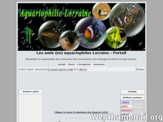 aquariophilelorrain.com website preview