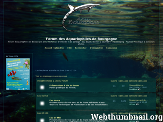 aqua-bourgogne.naturalforum.net website preview