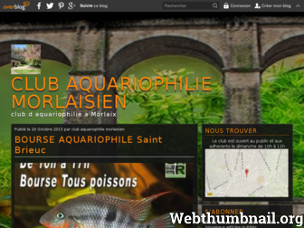 club-aquariophilie-morlaisien.com website preview