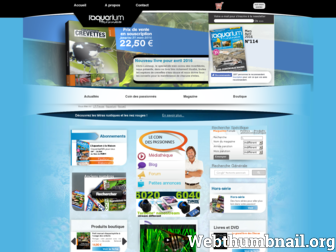 aquariumalamaison.com website preview