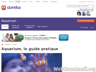 aquarium.ooreka.fr website preview