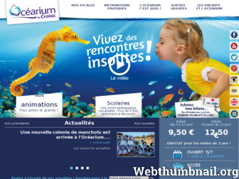 ocearium-croisic.fr website preview