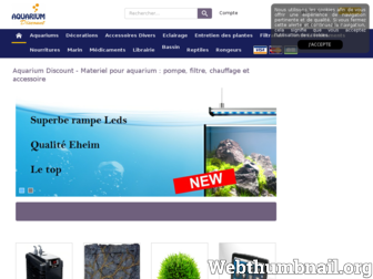 aquarium-discount.com website preview