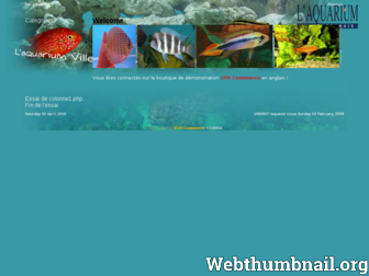 aquarium-villeurbannais.fr website preview