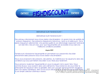 fishdiscount.fr website preview