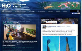 h2oaquarium.fr website preview