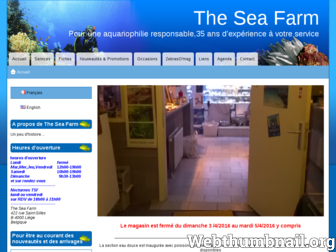 theseafarm.com website preview