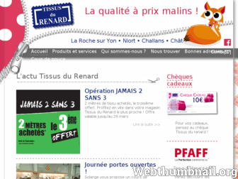 tissusdurenard.fr website preview
