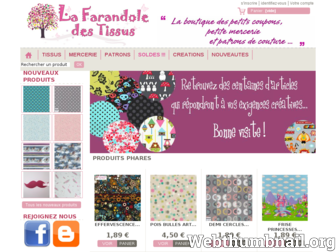 lafarandoledestissus.fr website preview