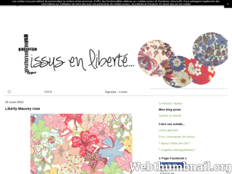 tissusenliberte-blog.fr website preview