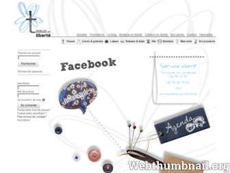 tissusenliberte.fr website preview