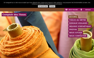 comptoir-des-tissus.fr website preview