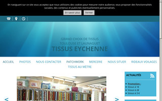 tissus-eychenne.com website preview