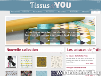 tissusandyou.com website preview