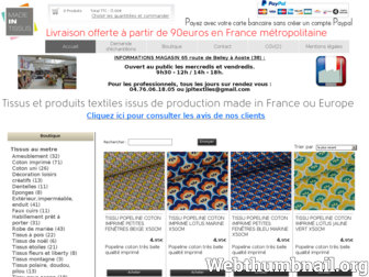 madeintissus.com website preview