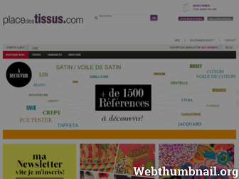 placedestissus.com website preview