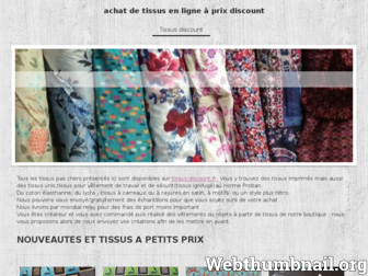 tissus-discount.net website preview