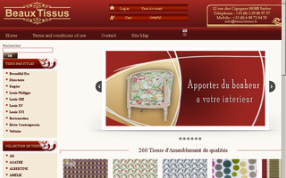 beauxtissus.fr website preview