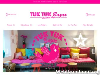 tuktukbazar.com website preview