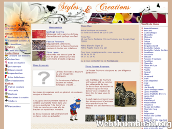 tissu.org website preview