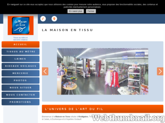 la-maison-en-tissu.fr website preview