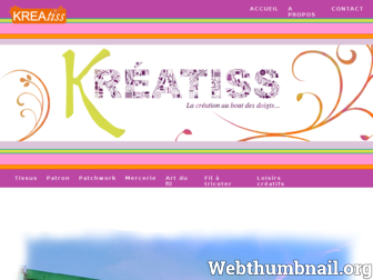 kreatiss.fr website preview