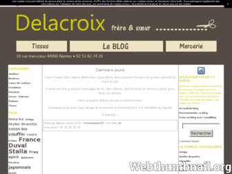 delacroixtissus.canalblog.com website preview