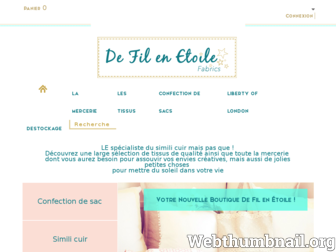 defilenetoile.fr website preview