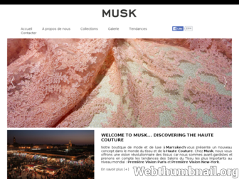musk.luxury website preview