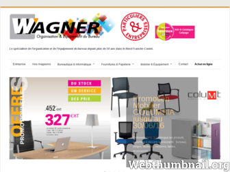 wagnersas.fr website preview