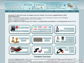 tampon-encreur-entreprise.fr website preview