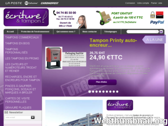 ecriture-et-tampon.com website preview