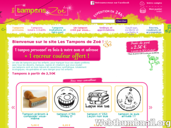 les-tampons-de-zoe.com website preview