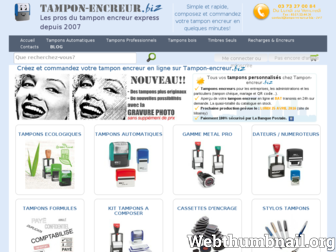 tampon-encreur.biz website preview