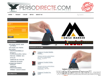 persodirecte.com website preview
