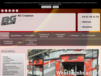 bgcreation-montpellier.fr website preview