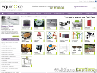 equinoxe-mobilier.com website preview