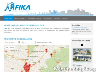 fika.fr website preview