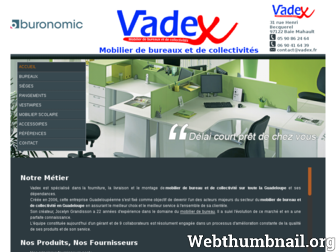 vadex.fr website preview