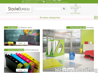 stock-bureau.fr website preview