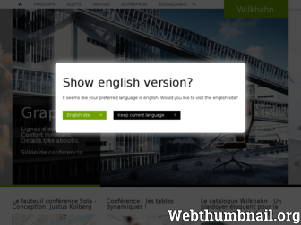wilkhahn.fr website preview