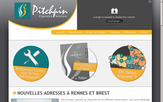 pitchpin-ergonomie.fr website preview