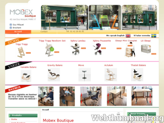 mobex-boutique.fr website preview