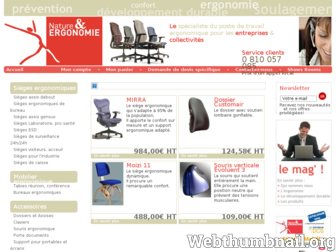 nature-ergonomie.fr website preview