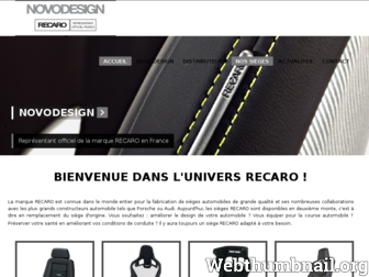 novodesign.fr website preview