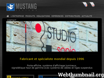 mustang.fr website preview